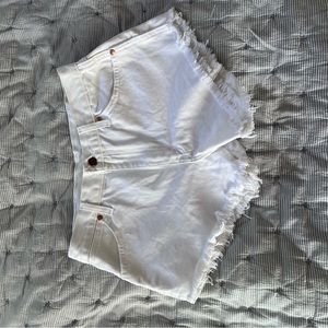 Wrangler white cut offs